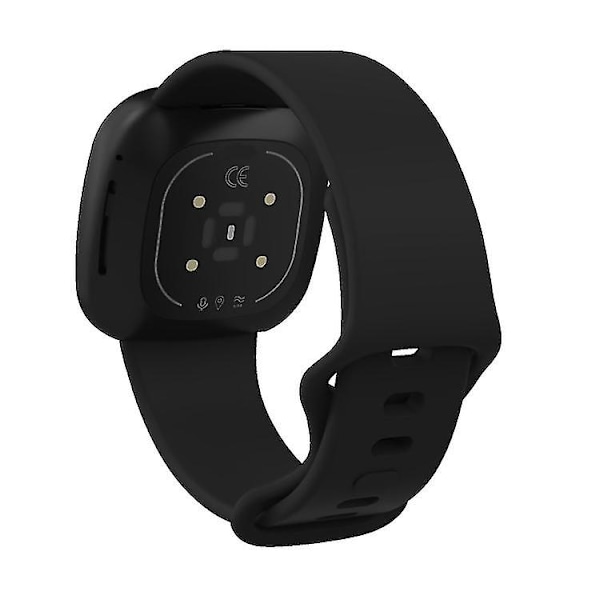 Til Fitbit Versa 3 / Sense silikone urrem MECT