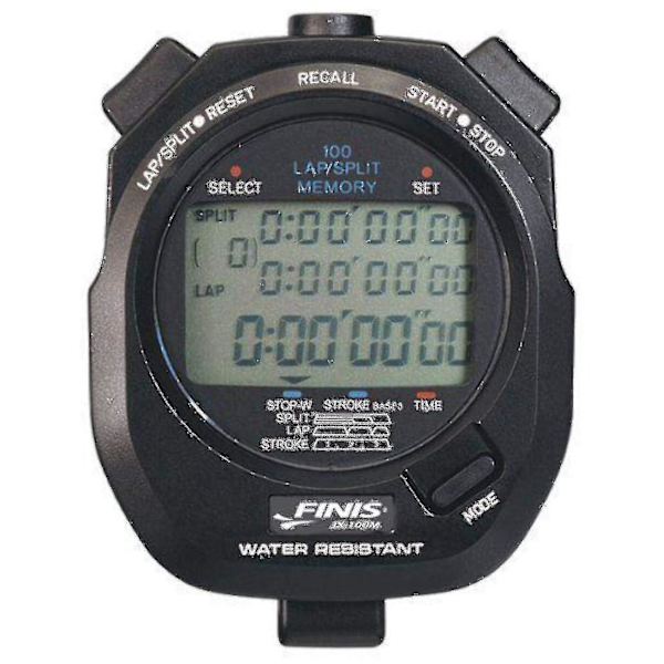 Stoppur 3x-100m Minne Svart