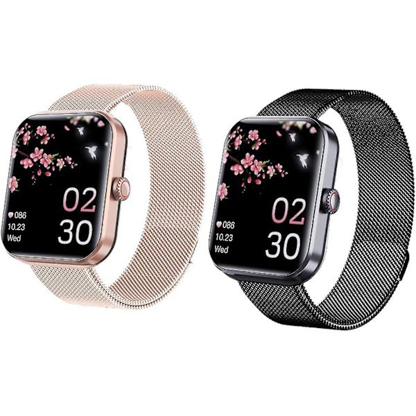 F57l Blodsockermätare Smartwatch, Icke-invasivt blodsockermätare Smart Watch Fitness Intelligent Watch, Hel dag övervakning av hjärtfrekvens blod
