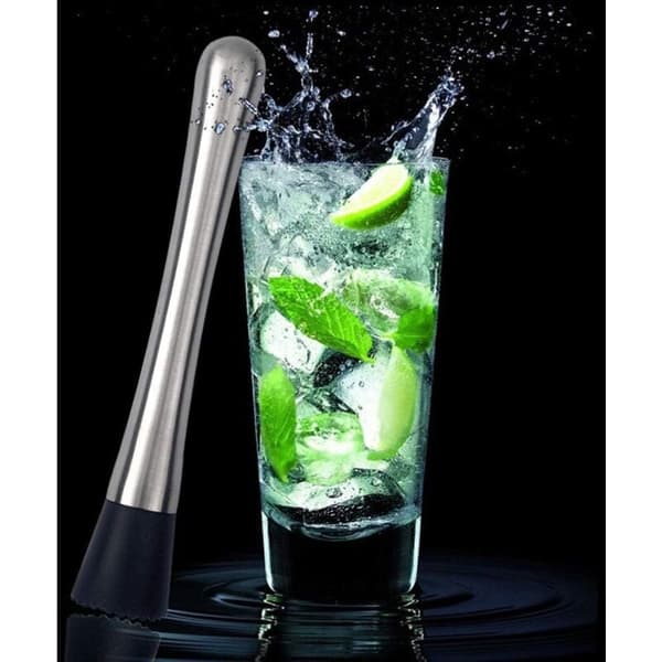 Cocktail Muddler i rustfritt stål, sitronkjegle for knust ishammer