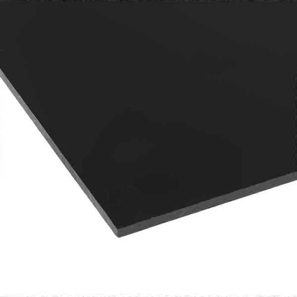 5 stk. ABS-plademodel til gør-det-selv sandbordsscene 200x250x3mm sort
