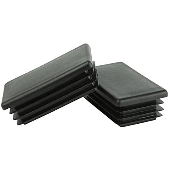Rektangulær rørprop og glidere 50 x 80 mm - 5 stk.