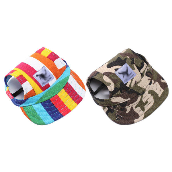 IC 2 st Hundhatt Solhatt Keps Hundhattar för Små Mellanstora XL