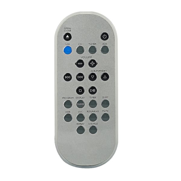 Slitstark fjärrkontroll kompatibel med Soundstage Mcm275 Big Button Silm Controller