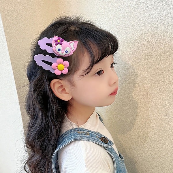 IC 5 stk tegnet hårnål Lovely Child Kvinne Hårspenner Tilbehør A8