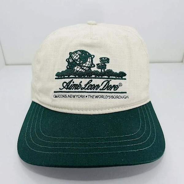 Aim Leon Dore Unisex Justerbar Baseballcaps White