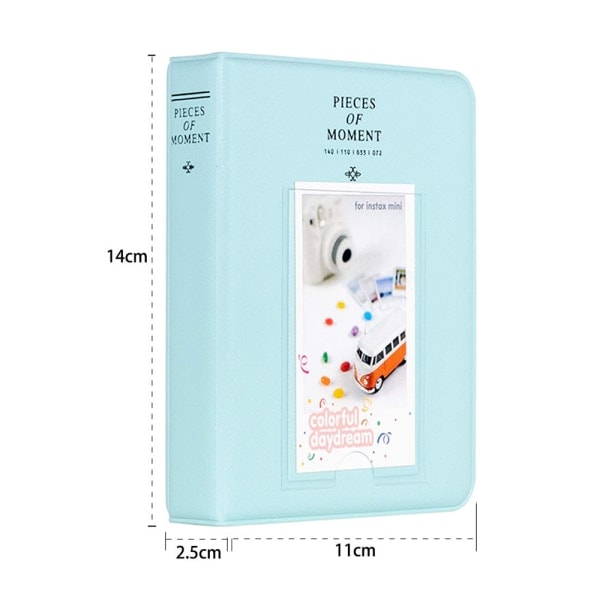 IC Fotoalbumtillbehör för Fujifilm Instax Mini-kamera HP Pinion Blå