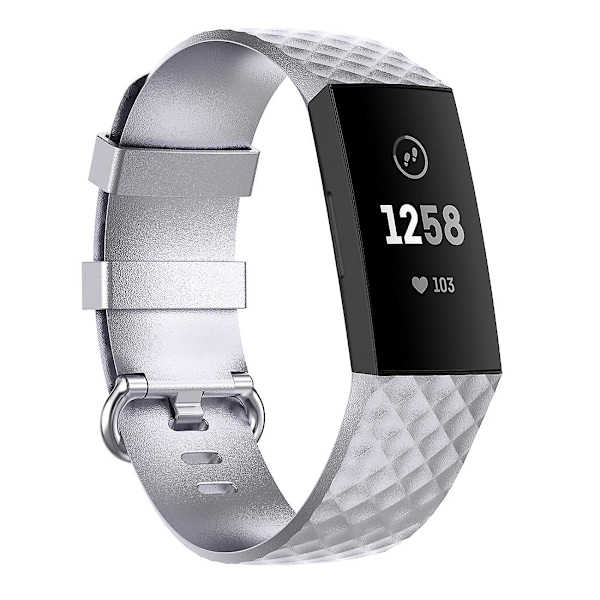 Färgspänne TPU handledsrem för Fitbit Charge 4 / Charge 3 / Charge 3 Se Storlek: L