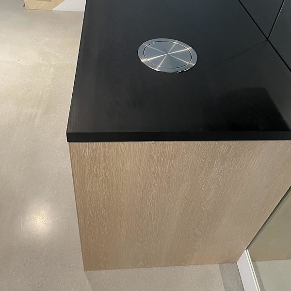 Rostfritt Stål Soppa Soplock Flush Inbyggd Balans Swing Flap Soplock För