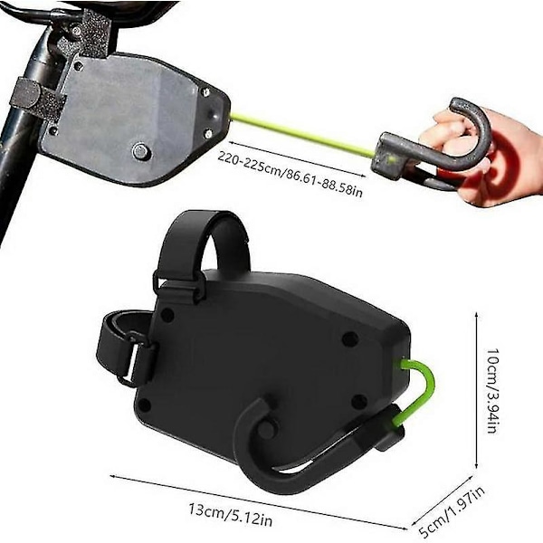 Cykelbogseringssystem Barn Retractable Bike Bungee Tow Rope, Mtb & Cykling Stretch Pull Strap För Att Cykla Längre Med Dina Vänner Barn