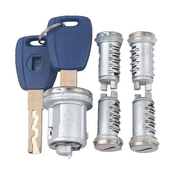 6 in 1 auton sytytyslukko sarja Fiat Ducato Peugeot Citroen Sip22 päätymylly auton avain oven ydin tavaratilan lukko auto osat