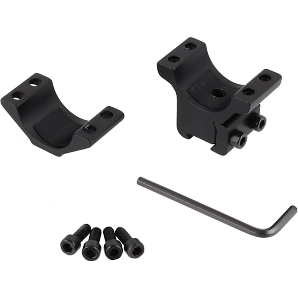 Tcgg-lavprofil kikkertsikte ringer - 25,4 mm adaptermonteringsringer med 11 mm svalehaleskinne