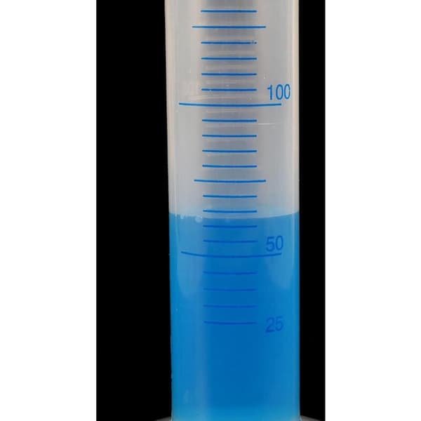 1 st Lab Mätverktyg 250ml Plast Mätcylinder Tejp Skala Rör Kemisk Labbutrustning