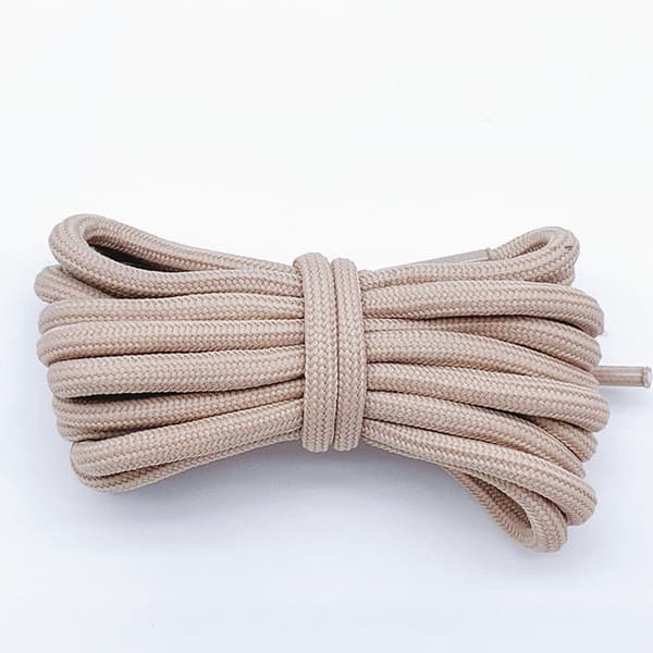 Runde snørebånd, 5 mm tykke polyester erstatningssnørebånd, 2 par til sneakers, arbejdsstøvler og vandresko, 100 cm