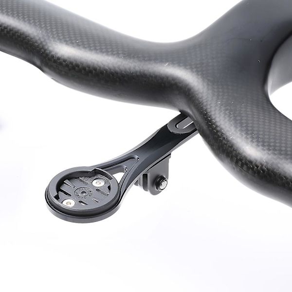 Integrert aerostyrestang i aluminium for sykkelcomputer, kombinert festebrakett for Garmin Wahoo Bryton Gopro frontlykt