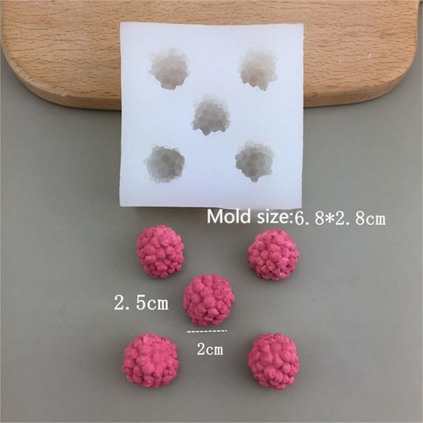 Ljusform FORM L HALLON Hallonform L Raspberry Mold L