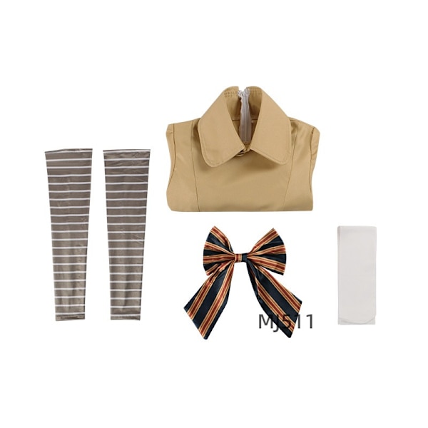 M3GAN/Meghan cosplay-asu, elokuvan sankaritarin mekko, sama tyyli cosplay-asu, naisille ja lapsille, täysi setti Megan suit Children 110