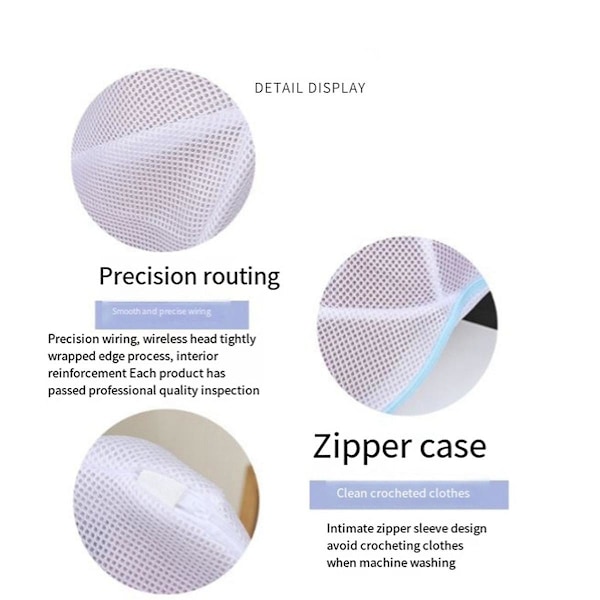 Enkel hattvaskbeskytter Baseball Cap Cleaner Vaskeripose Vask hattpose Vaskemaskin Mesh Bag Ny 2 stk