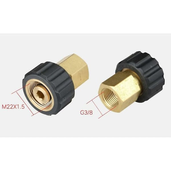 Painesäiliön suutinsovitin - M22 G3 / 8M
