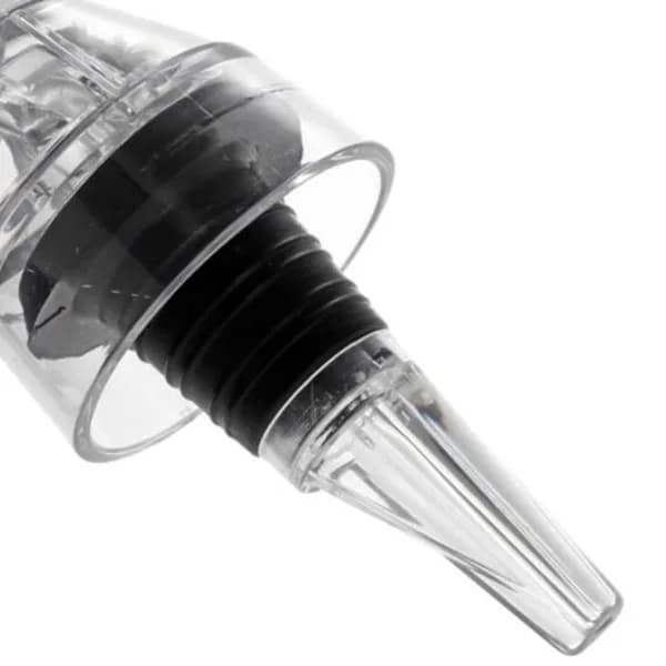 Vindekanter for vinflaske, lufter, svart black