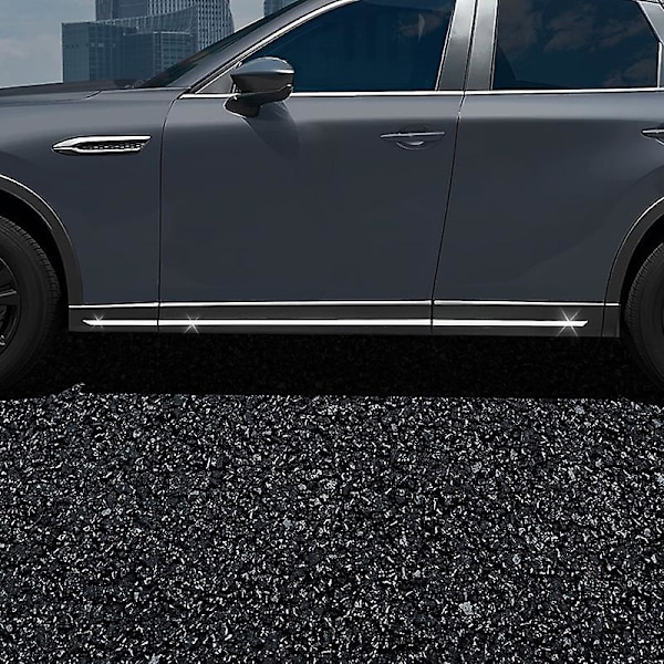 Lämplig för 22 Mazda Cx60 Cx-60 backspegelkåpa trim medelstort nät stänkskärm dörrkanter exteriör dekoration