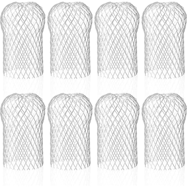 Pakke med aluminiums tagrendesi, holdbare fleksible tagrendefiltre til husudhæng nedløbsrør mod blade
