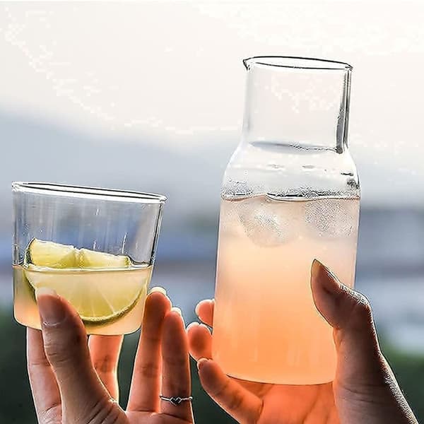 Sängbordskaraffset Tumblers Glas 500ML 500ML 500ml 500ml