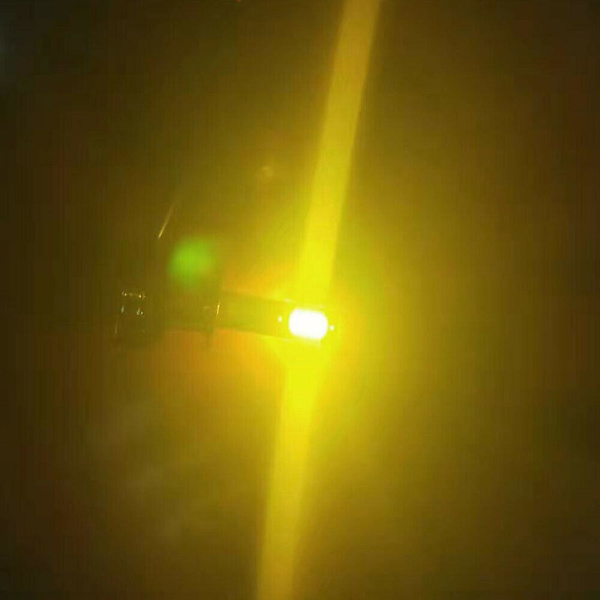 2X Mini 9006 HB4 3000K Gyllene gula LED-strålkastarlampor Halvljus Dimljus
