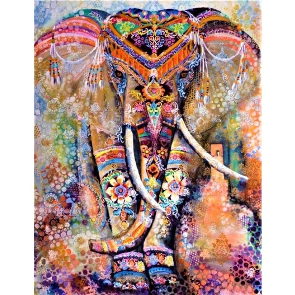 IC Diamantmaling - elefant