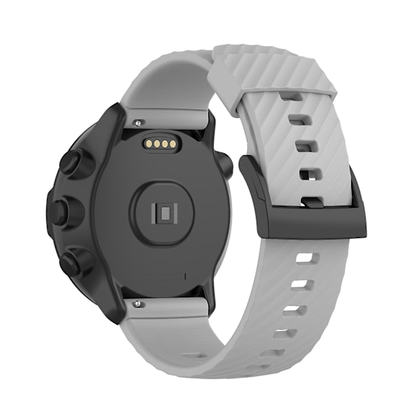 För Suunto 7 enfärgat silikonarmband