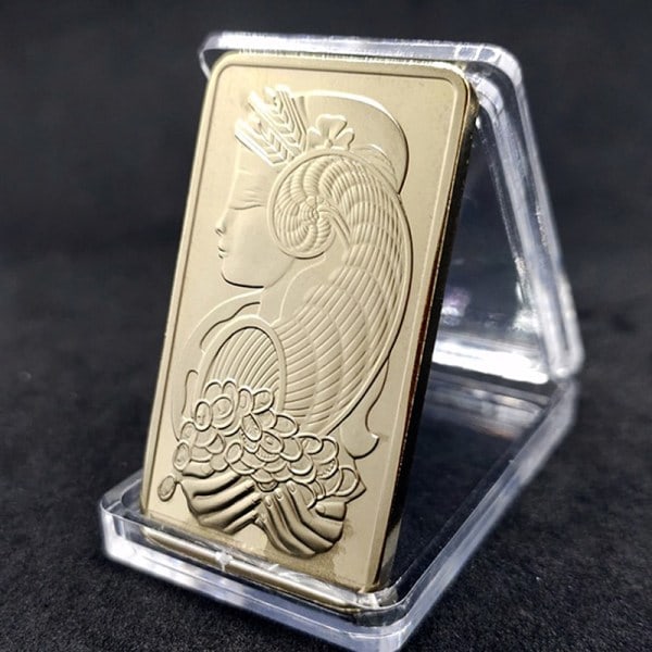 IC Swiss Bank Guldtacka Jubilæumsmønt Guldpläteret kopi Souvenir
