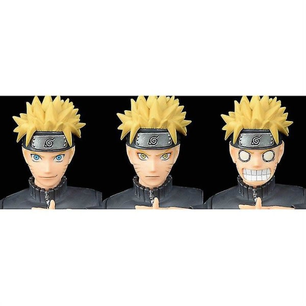 1 st 27 cm Anime Naruto Uzumaki Face Changer Naruto Pvc Actionfigurer modellleksaker