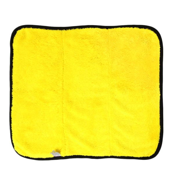 Mikrofiber rengöringsdukar Handdukar Auto Polering Detalj Tvätt Vax Tool Yellow