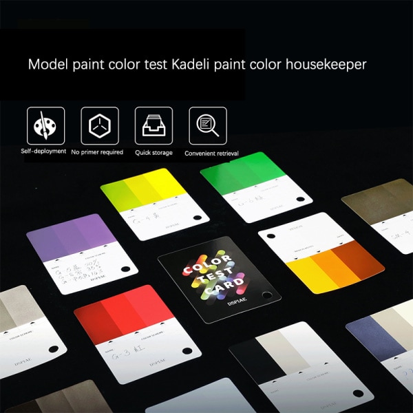 IC 1 Sett fargetestkort farger Kalibreringsdiagram for modell DIY Cra
