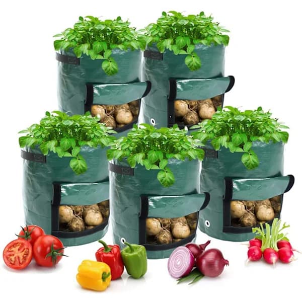 5-pack odlingspåsar Potatis Tomat Jordnötsodlingspåsar 35*45cm 35*45cm