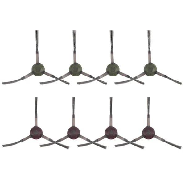 8 stk sidebørster for Ecovac Deebot Ozmo T9 T9 /t8 Max T8 T8 /n8 Pro robotstøvsuger tilbehør
