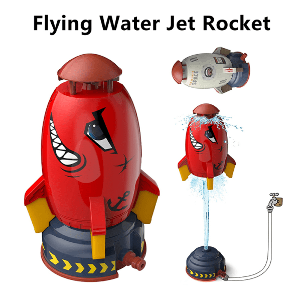 IC Raket Launcher Legetøj Raket Vandtryk Løft Sprinkler Legetøj W B