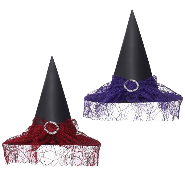 IC 2kpl Halloween Noitahattu Velho Miehet Naiset Puku Cosplay Juhlat