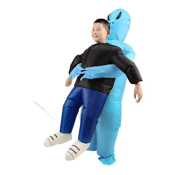 Uppblåsbar Pikachu-kläder för vuxna och barn - Dockkläder, leksaker, roliga tecknade cosplay-kläder, dockrekvisita Alien Lake Blue Adult 150-190cm