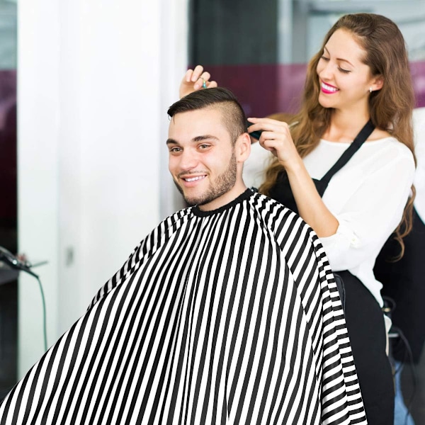 Frisørkåpe Barber Cape, Klippekapper, Full Lengde Vanntett Frisør Frisør Cape for Hårstyling, Klipp og Farger C
