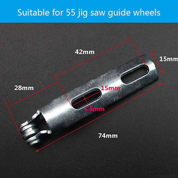 55 Jig Saw Guide Wheel Roller Til 55 Jig Saw Reciprocating Rod Reservedel