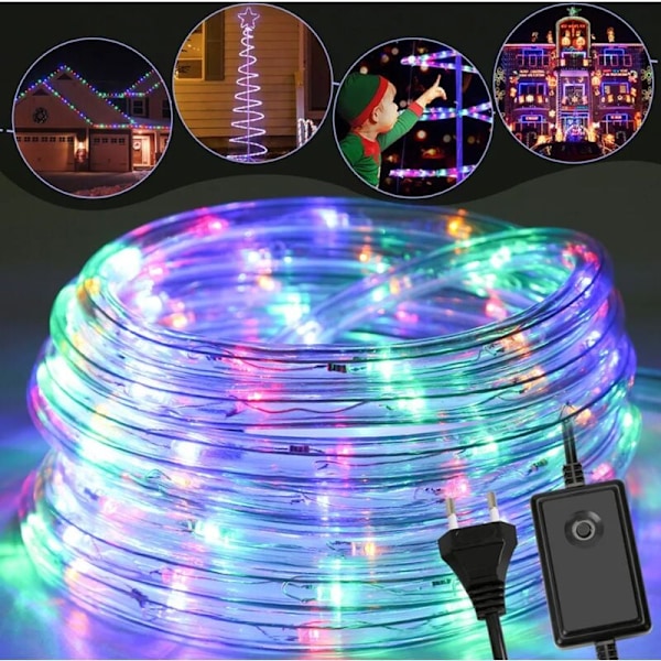 15m RGB LED Ljusslinga Fairy Lights med Party Lights Julbelysning