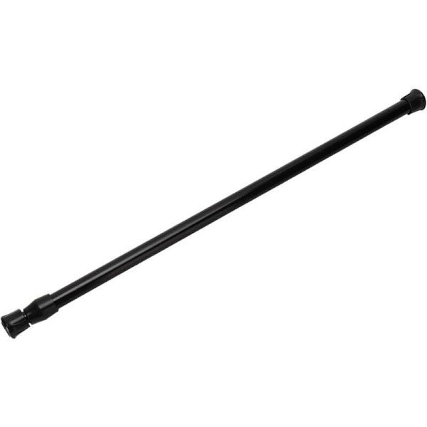 Teleskopisk gardinstång 40-70cm Utdragbar gardinstång set Ingen borrning Fjäderspänning gardinstänger för kök, badrum, garderob, fönster, av DEBUNS
