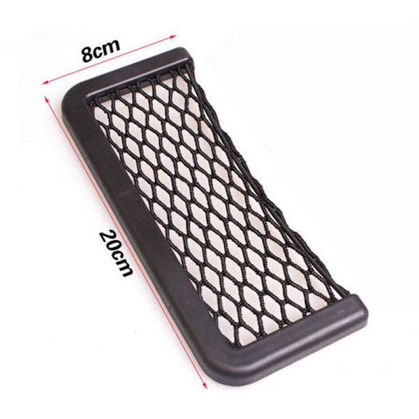Bil Telefon Mesh Ficka, Använd som Bilglasögonhållare och Smartphonehållare eller Organizer - Förvaringsnät för Bil med Universell Mesh Design - Ny och Förbättrad