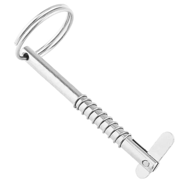 Hurtigkoblingsstift Hurtigkoblingsstift 316 rustfrit stål Bimini toppstift Marine med trækringe Båddele Hardware 5x76mm