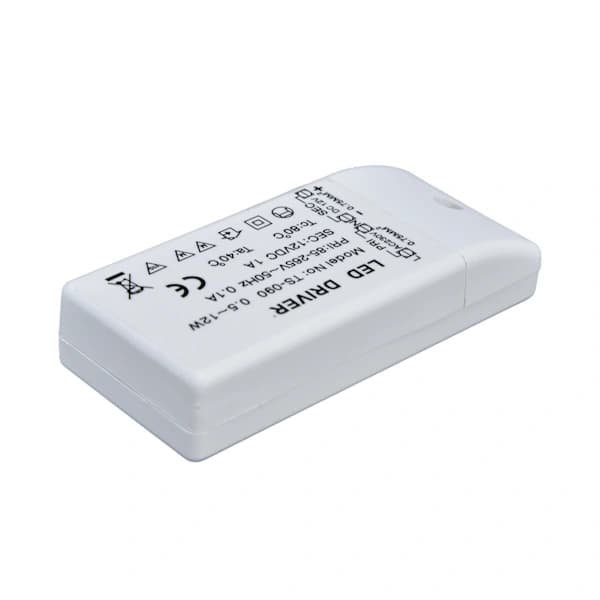 LED-driver 12W 12V DC 1A Strømforsyning LED-lampe Konstantstrømsdriver Strøm AC 85‑265V