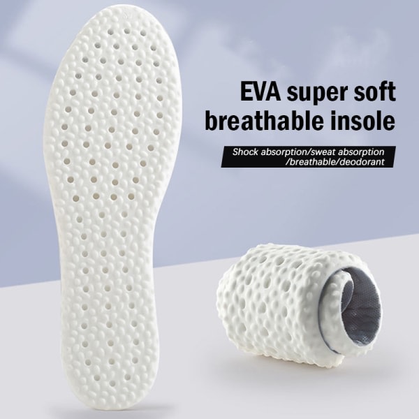 EVA Memory Foam innersulor Skor Sole Cushion Running Insoles Orth Grey 41-42