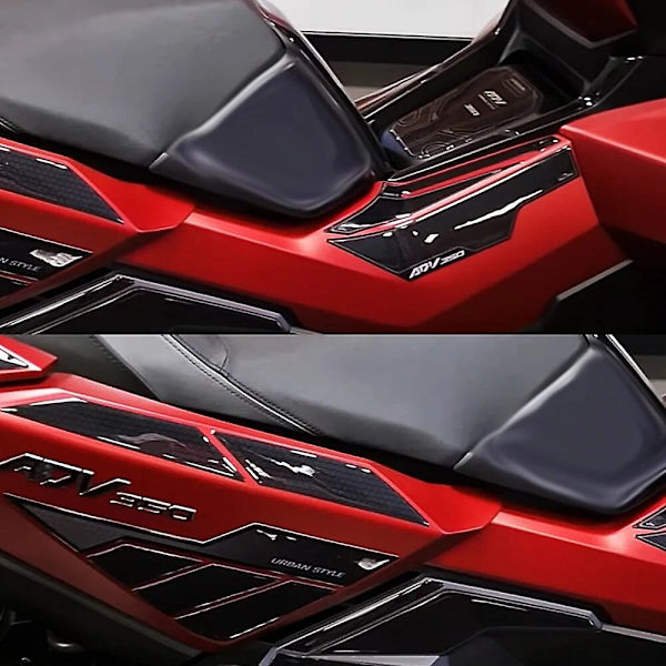 For Honda Adv 350 Adv350 2022 2023 Motorsykkel 3d Epoxy Klistremerke Beskyttelsessett Tankpute Anti-ripe Dekal Sklisikker
