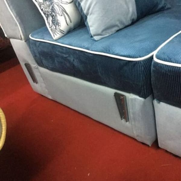 4 par sengegavl vægbeslag, hængende møbelkonnektorer metal segmenteret sofakonnector til sofa, seng