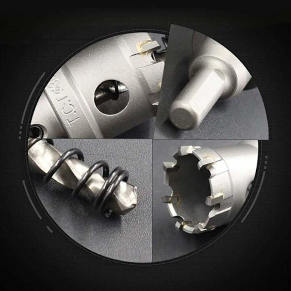 Hulsav, Industriel TCT hårdmetal hulsav til rustfrit stål, 80 mm